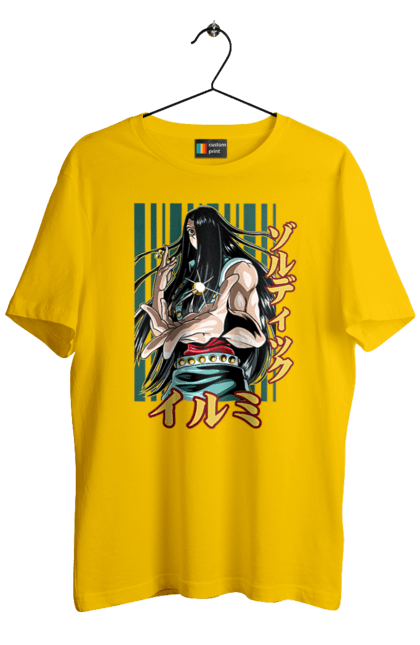 Men's t-shirt with prints Hunter × Hunter Illumi Zoldyck. Anime, hunter, hunter × hunter, hunter hunter, illumi, illumi zoldyck, manga, zoldyck. 2070702