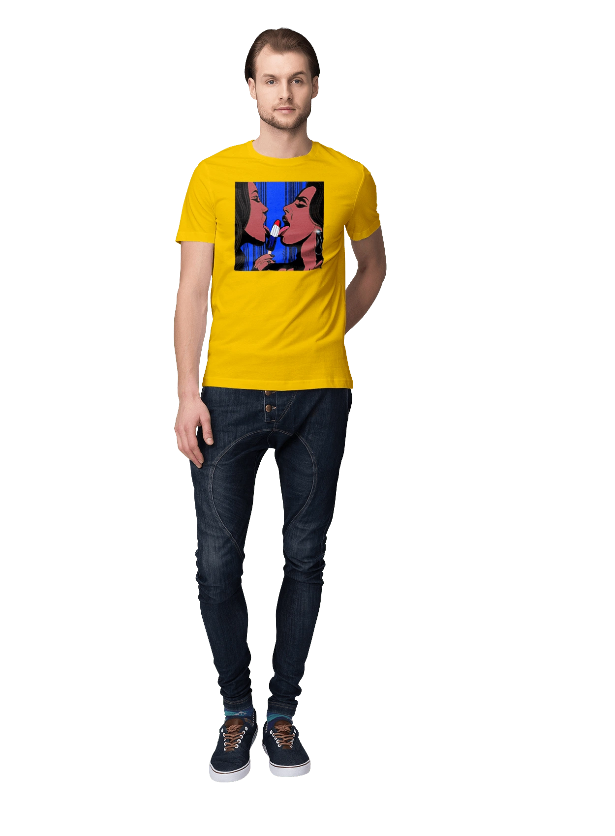 Girls Lick Ice Cream