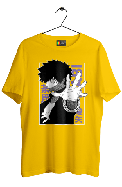 Футболка чоловіча з принтом "Моя академія героїв Дабі". Dabi, my hero academia, todoroki, toya todoroki, академія юей, аніме, дабі, моя академія героїв, тодорокі, тойя тодорокі. 2070702