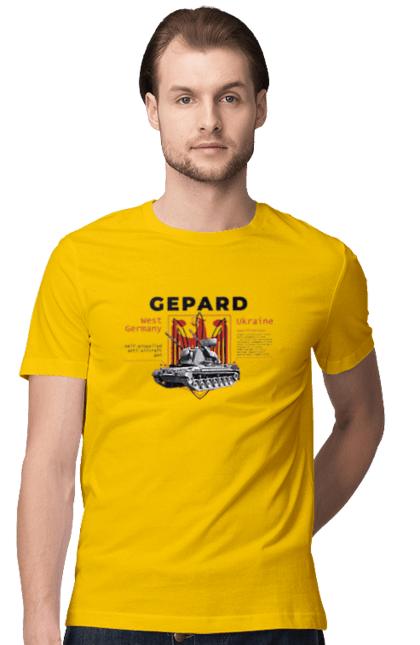 Футболка мужская с принтом Gepard. F16, gepard, nasams, stinger, zuzana, гаубица, два герба, залужный, сюзанно. 2070702