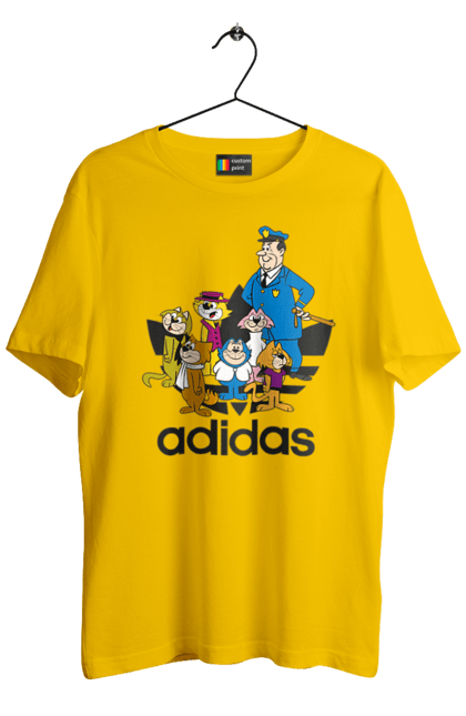 Men's t-shirt with prints Adidas Top Cat. Adidas, adidas, animated series, cartoon, cat, cats, top cat. 2070702