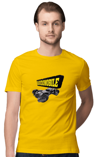Футболка чоловіча з принтом "Бандеромобіль". Авто, авто бандери, автомобіль, бандеромобіль, бетмен, бетмобіль, військове авто, супер машина. 2070702
