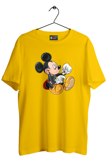 Футболка мужская с принтом Микки Маус. Mickey mouse, дисней, микки, микки маус, мультфильм. 2070702