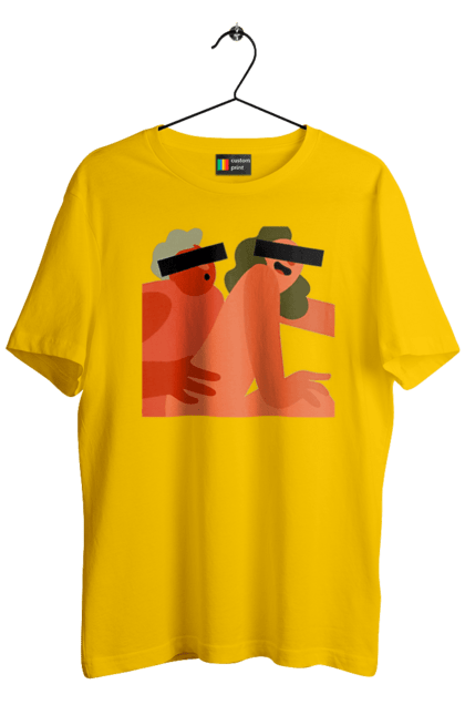 Футболка чоловіча з принтом "Кохання та прихована камера". Prikol, smex, гумор, дружба, жуйка, любов, мир, нас не впізнають, прихована камера, секс. 2070702