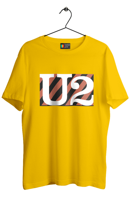 Men's t-shirt with prints Group U2. Alternative rock, dance rock, group, music, post-punk, rock, soft rock, tour. 2070702