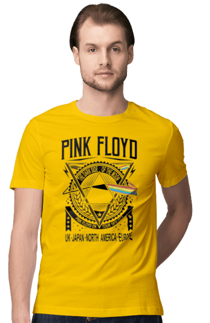 Men's t-shirt with prints Pink Floyd. Album, music, pink floyd, rock, rock band. 2070702