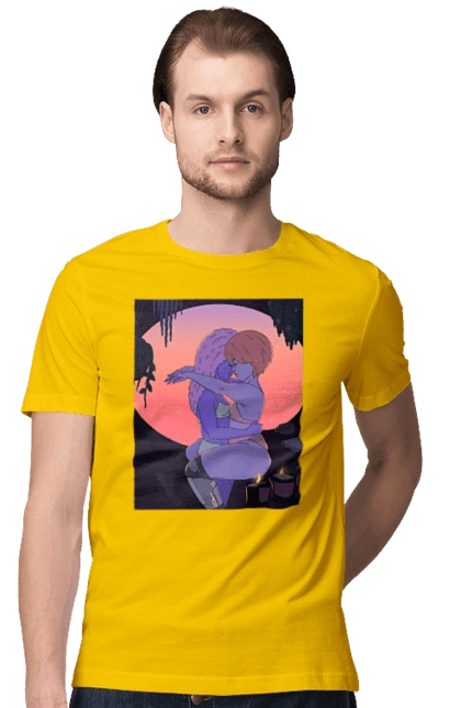 Purple Girls Hugging