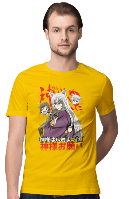 Men's t-shirt with prints Kamisama Kiss Tomoe. Anime, kamisama, kamisama kiss, manga, tomoe. 2070702