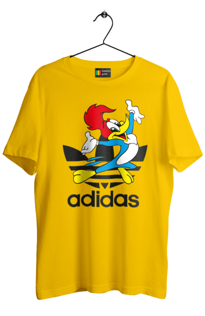 Men's t-shirt with prints Adidas Woody Woodpecker. Adidas, adidas, animated series, woody, woody woodpecker. 2070702