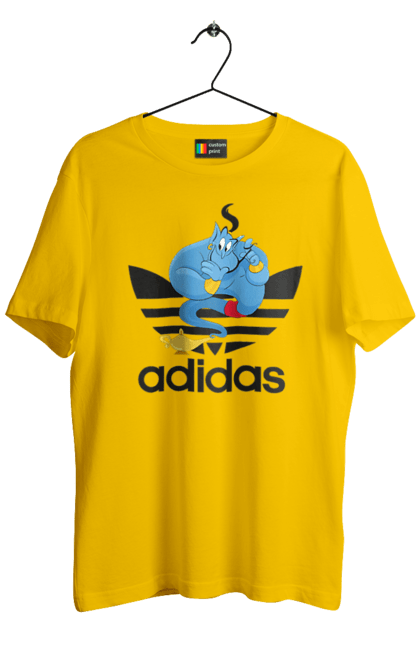 Men's t-shirt with prints Adidas Genie. Adidas, adidas, aladdin, cartoon, character, genie, ginny. 2070702