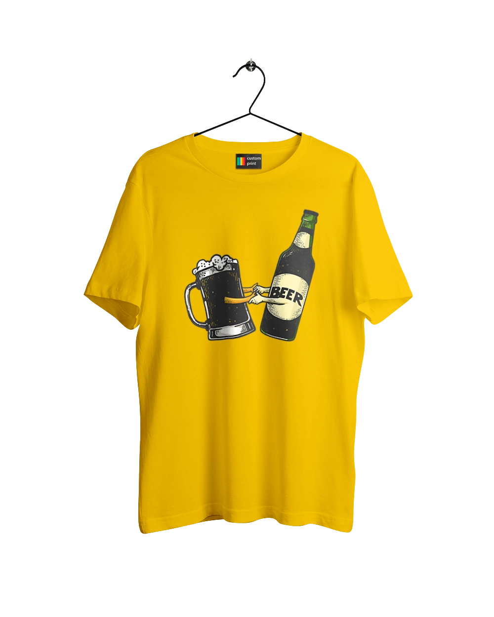 Бутылка Пива С Бокалом Пива