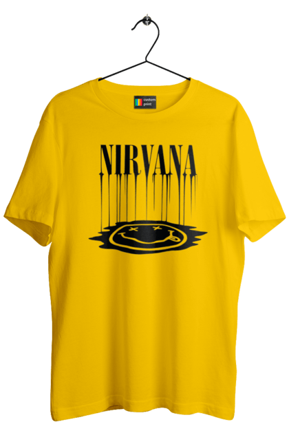 Men's t-shirt with prints Nirvana. Alternative rock, grunge, hard rock, kurt cobain, nirvana, punk rock, rock band. 2070702