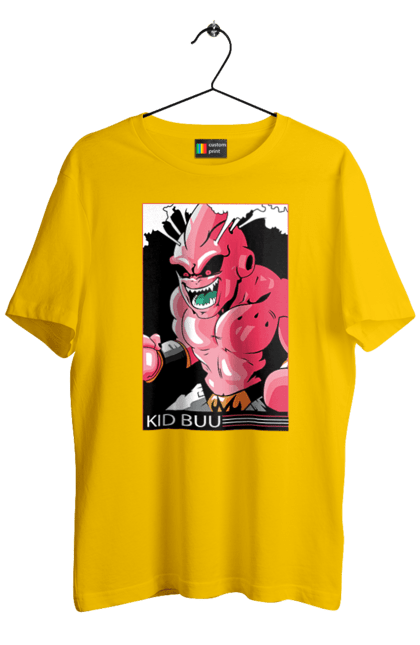 Men's t-shirt with prints Dragon Ball Majin Buu. Anime, antagonist, dragon ball, majin buu, manga, tv series. 2070702