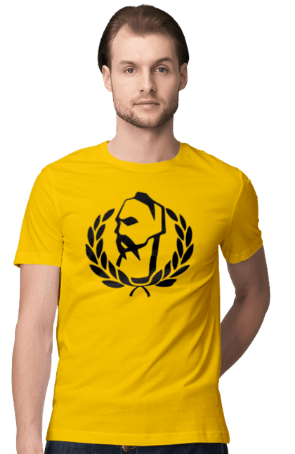 Футболка чоловіча з принтом "Козак вінок". Вінок, козак, україна. 2070702