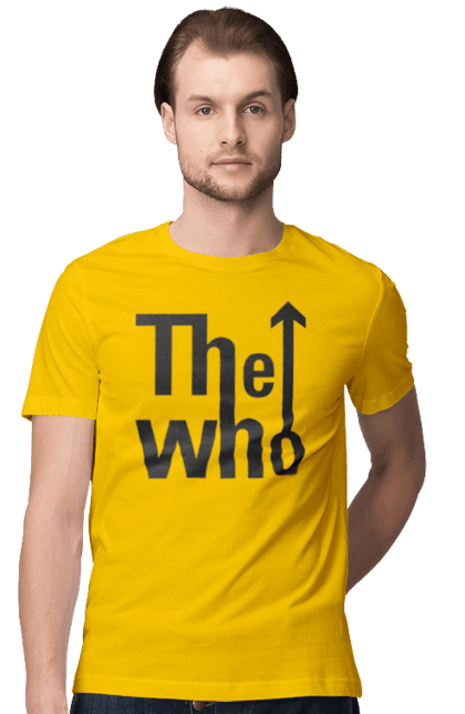 Men's t-shirt with prints The Who. Art rock, freakbeat, hard rock, music, power pop, proto punk, rock, rock band, who. 2070702