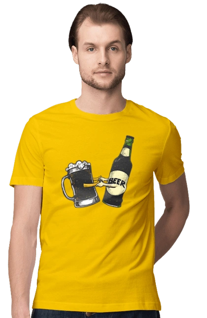 Бутылка Пива С Бокалом Пива