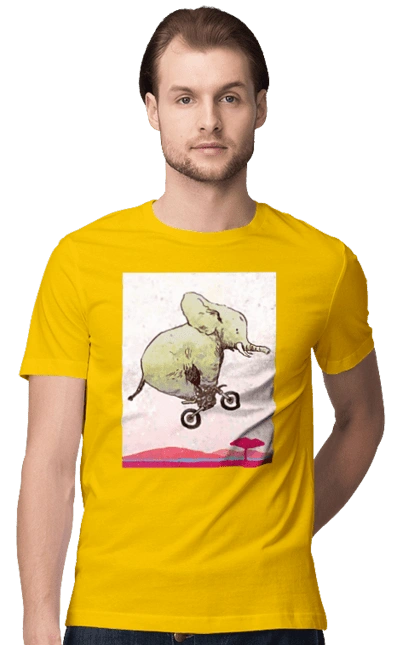 Elephant On A Motorcycle