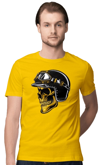 Череп в мотошоломі