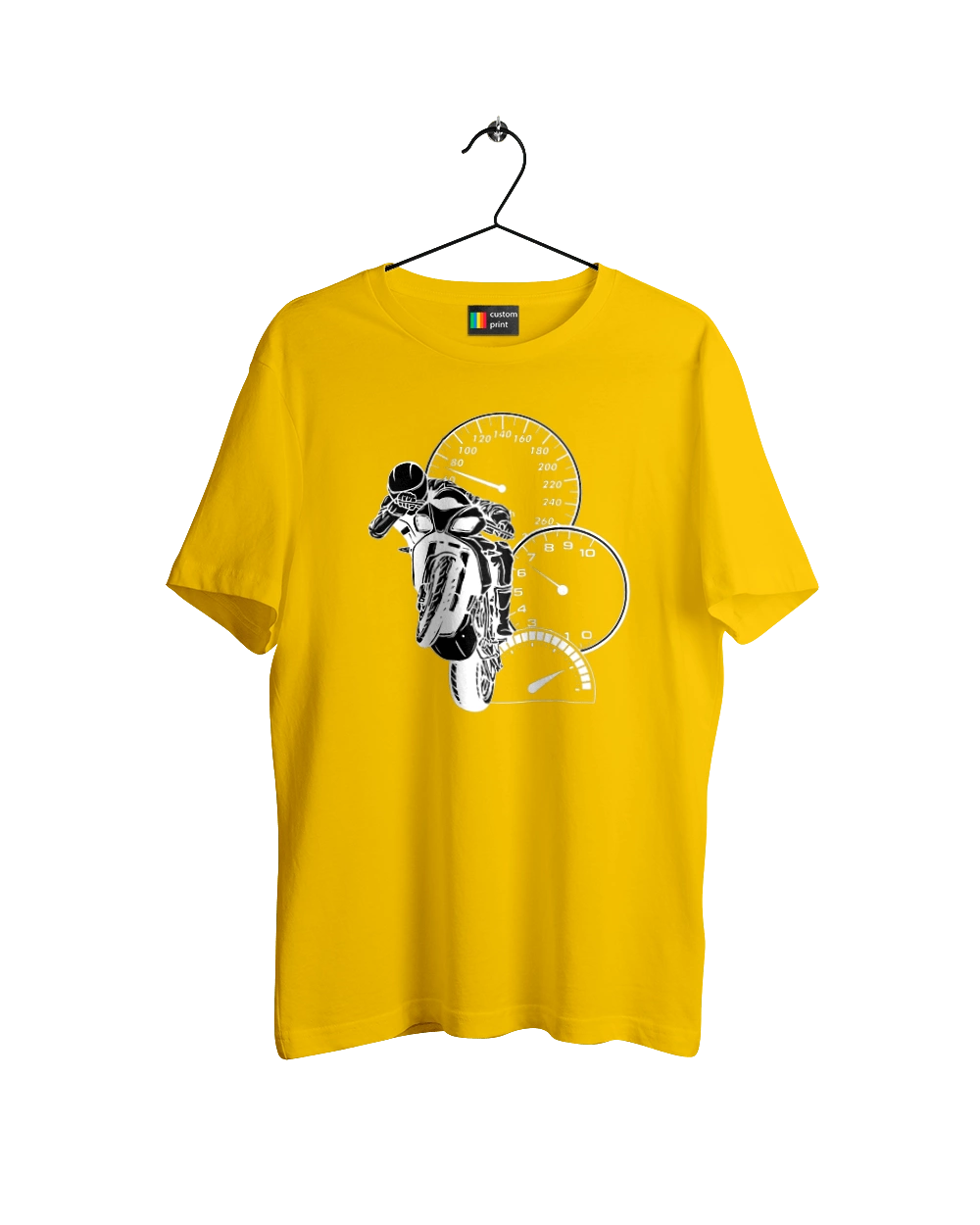 Motorcycle And Speed White