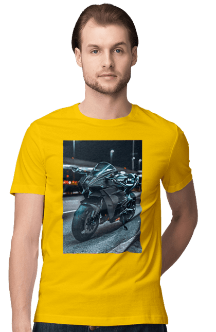 Футболка чоловіча з принтом "Мото цитаты". Байк, мото, спорт, цитаты. 2070702