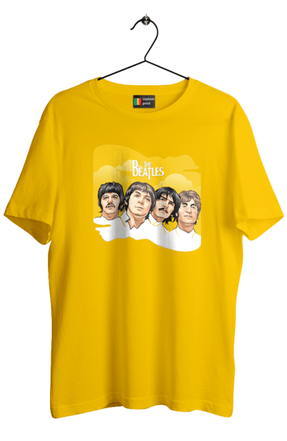 Men's t-shirt with prints The Beatles. Beatles, george harrison, john lennon, liverpool four, music, paul mccartney, ringo starr. 2070702