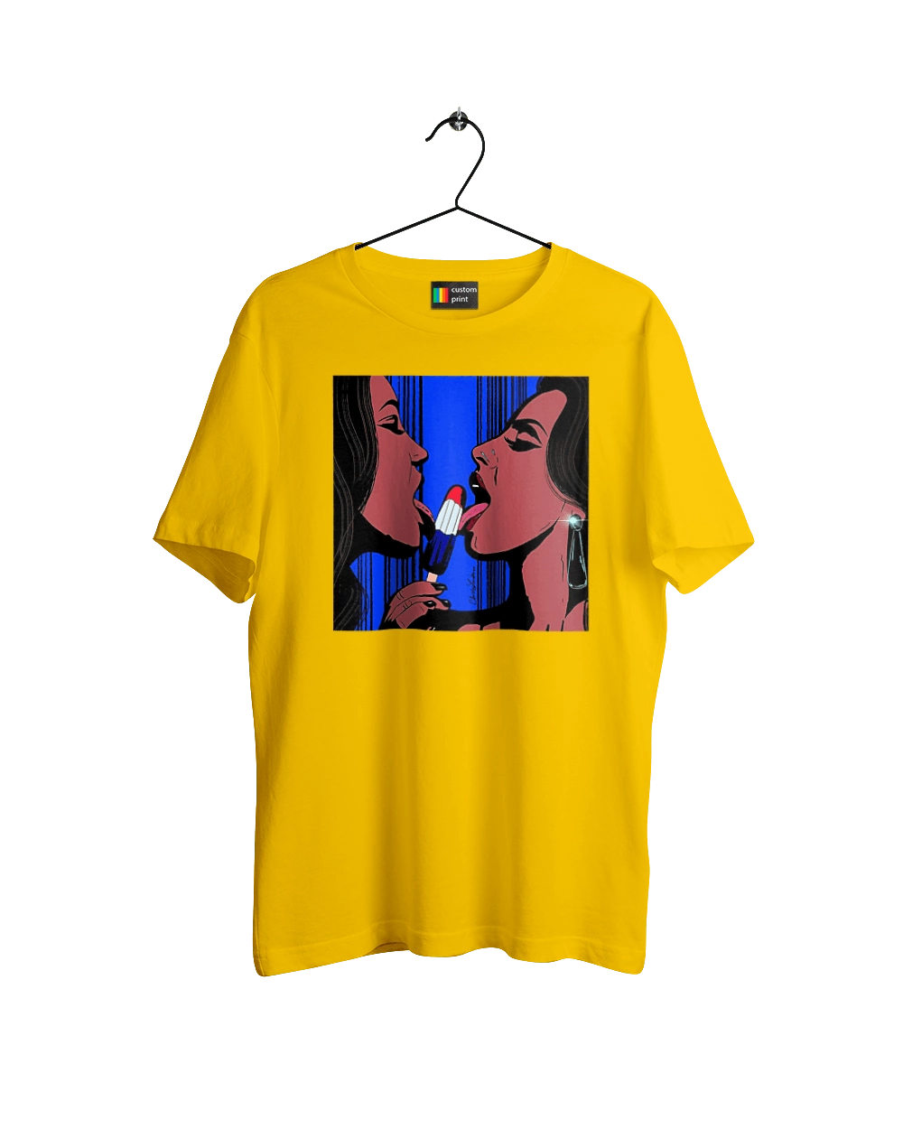 Girls Lick Ice Cream