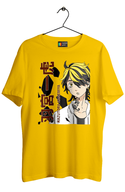 Men's t-shirt with prints Tokyo Revengers Kazutora. Anime, kazutora, manga, movie, serial, tokyo revengers. 2070702