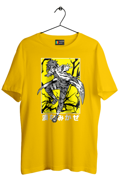 Men's t-shirt with prints Anime 40. Anime, character, manga, minato namikaze, naruto, ninja, tv series. 2070702