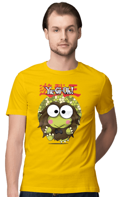 Men's t-shirt with prints Yu Gi Oh! Keroppi. Brand, character, hello kitty, keroppi, yu gi oh, yugio. 2070702