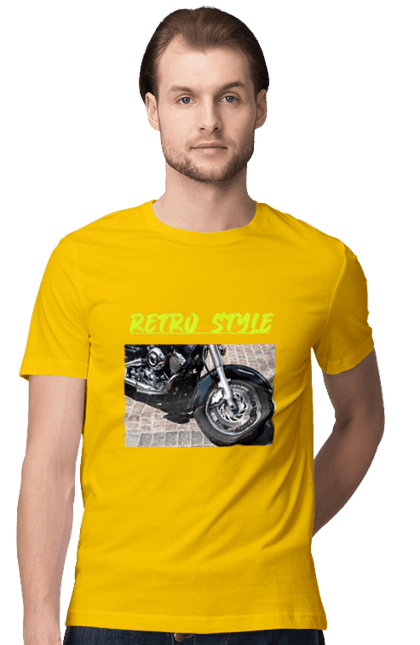 Men`s t-shirt with prints Moto2. Bike, motorbike, retro, road, speed, style. 2070702