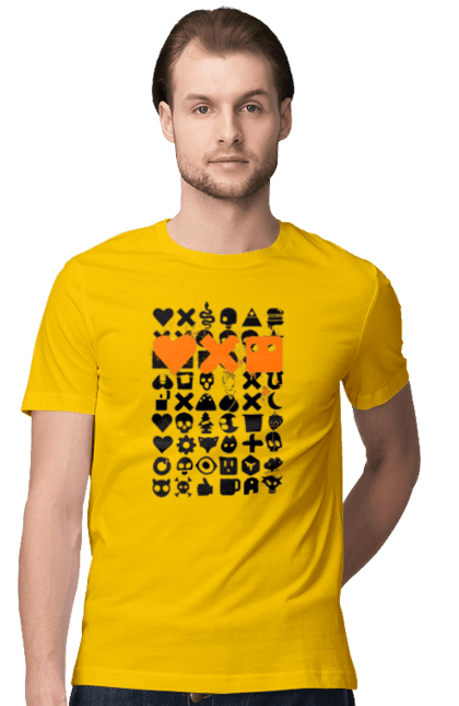 Футболка чоловіча з принтом "Роботизація". Robot, життя роботів, код, код машин, кохання машин, любов роботів, роботи та кохання, роботи у житті, роботизоване кохання. 2070702