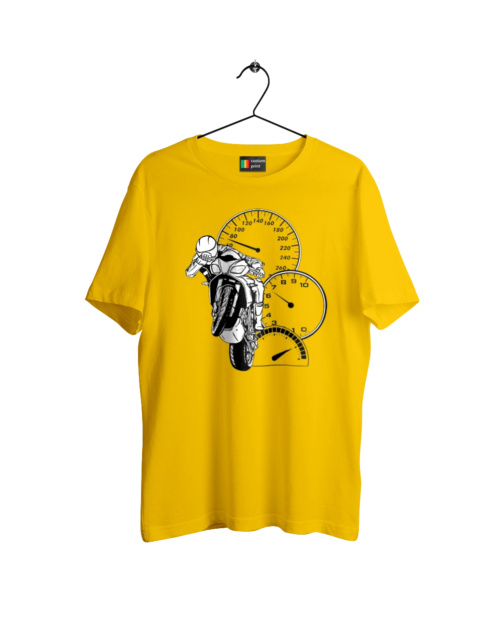 Motorcycle Speed Black