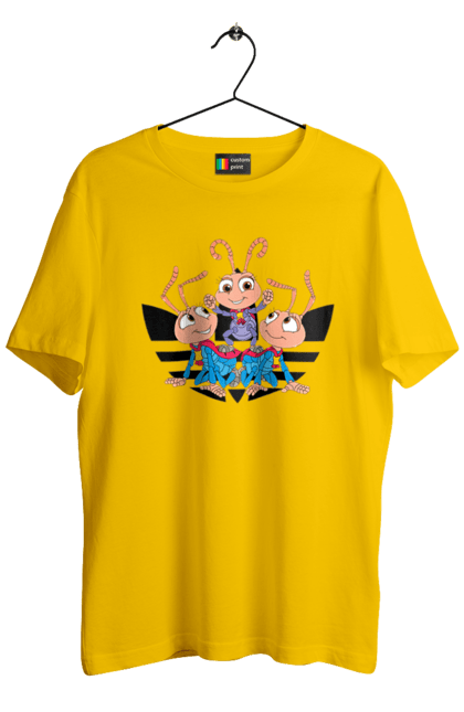 Men's t-shirt with prints Adidas A Bug's Life. Adidas, bug s life, cartoon. 2070702