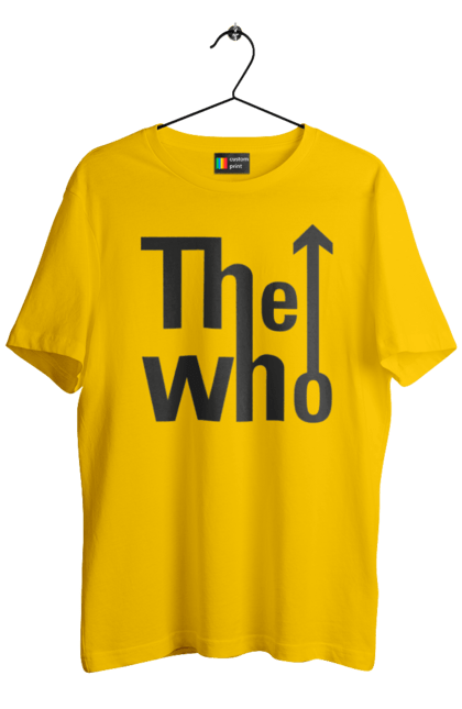 Men's t-shirt with prints The Who. Art rock, freakbeat, hard rock, music, power pop, proto punk, rock, rock band, who. 2070702