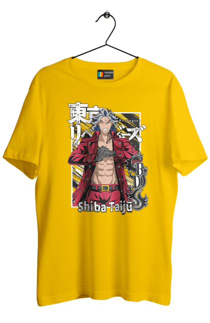 Men's t-shirt with prints Tokyo Revengers Taiju Shiba. Anime, manga, shiba, taiju, taiju shiba, tokyo avengers, tokyo revengers. 2070702