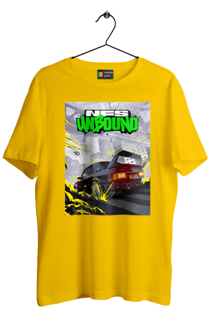 Men`s t-shirt with prints Need for Speed Unbound. Heat, need, need for speed, nfs, speed, unbound. 2070702