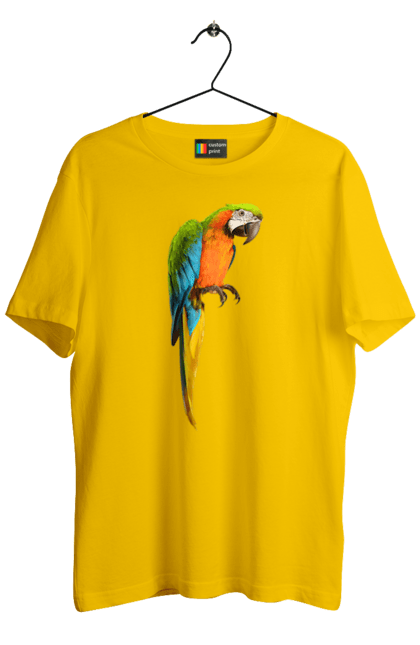 Men`s t-shirt with prints Just A Parrot. Birdie, parrot. 2070702