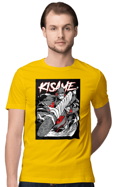 Men's t-shirt with prints Naruto. Anime, character, kisame hoshigaki, manga, naruto, ninja, tv series. 2070702