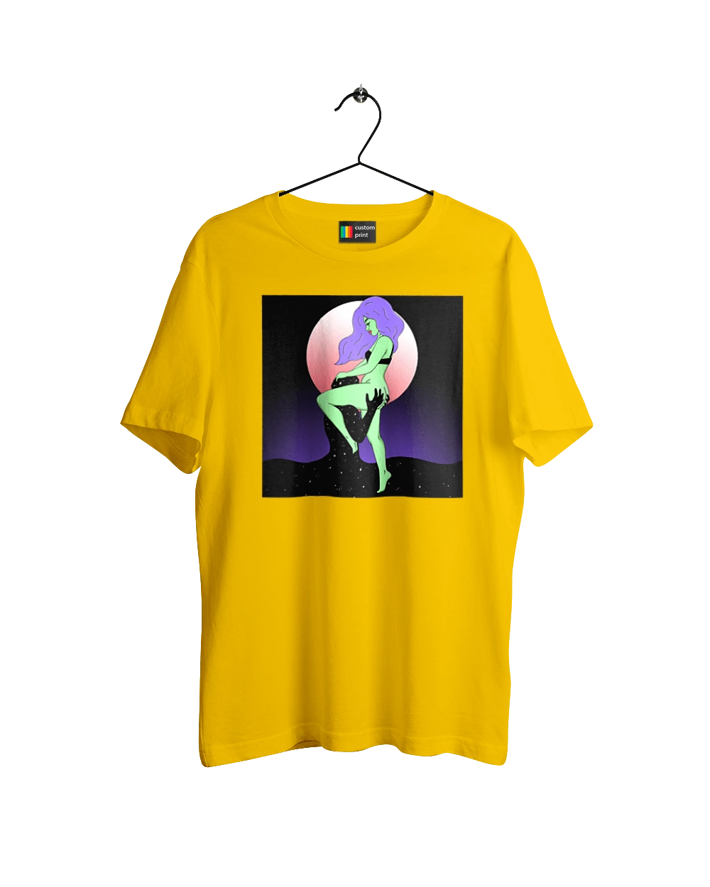 Green Girl And The Moon