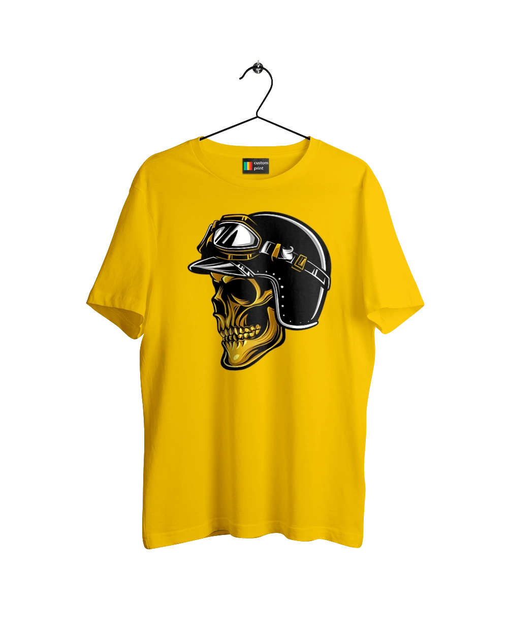 Череп в мотошоломі