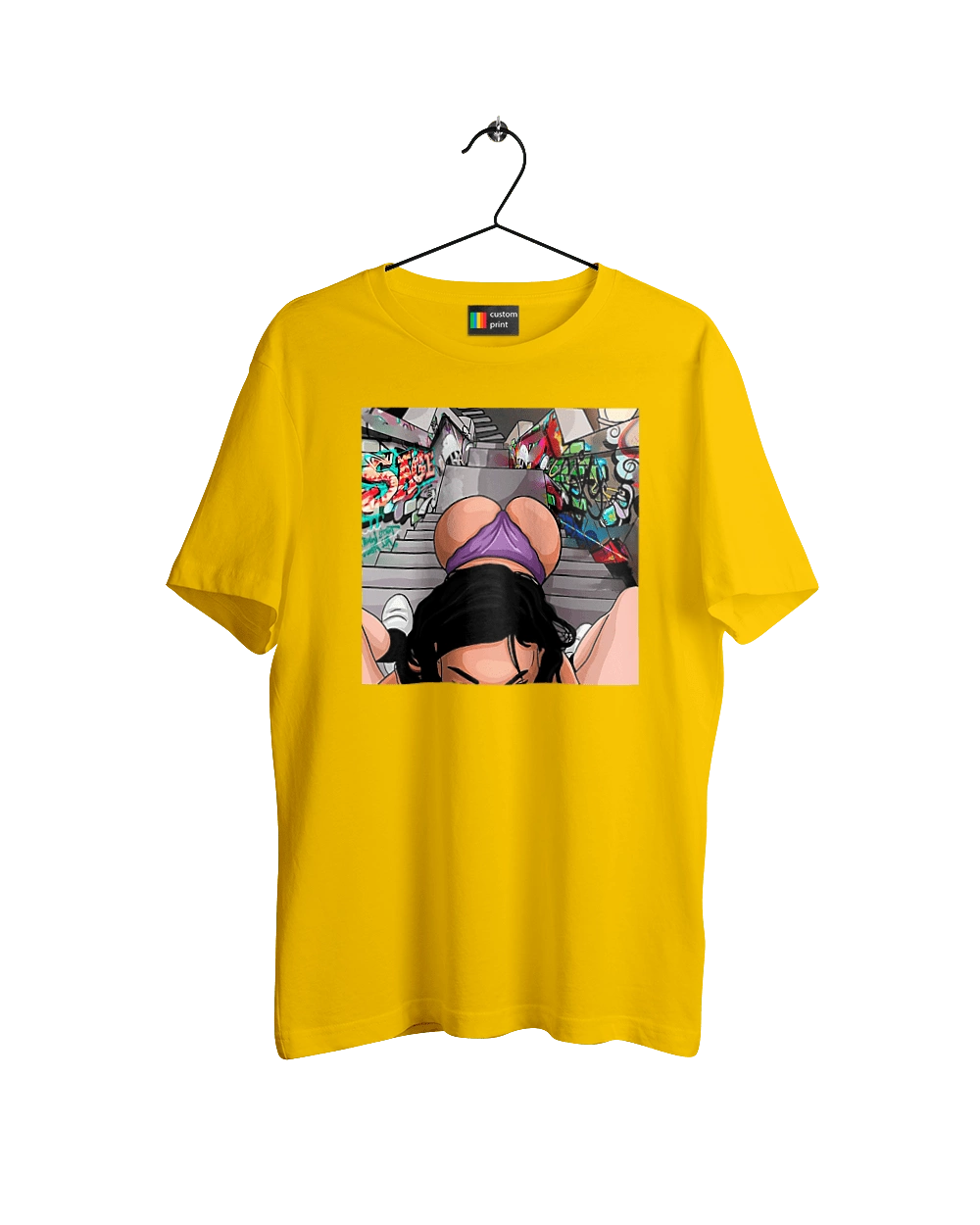 Girl On Her Knees In Front Of A Boy