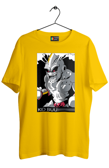 Men's t-shirt with prints Dragon Ball Majin Buu. Anime, antagonist, dragon ball, majin buu, manga, tv series. 2070702