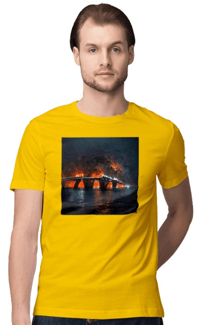 The Crimean bridge is on fire