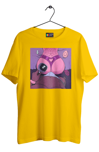 Футболка чоловіча з принтом "Ранкова Кава З Жопкою". Гола, жопа, кава, труси. 2070702