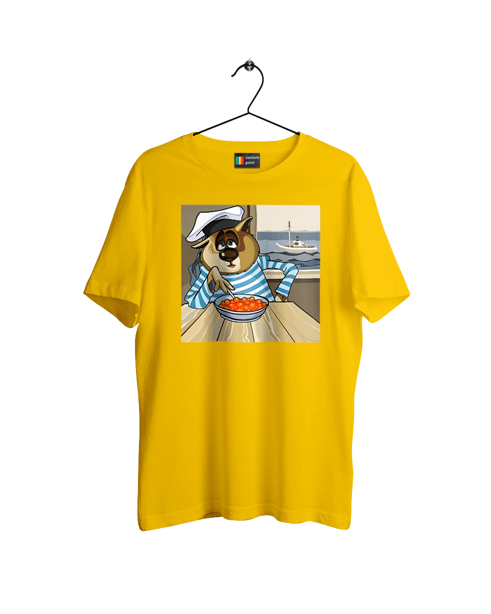 Cat Sailor, On The Ship Eats Red Caviar