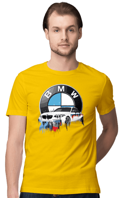 Футболка чоловіча з принтом "BMW". Bmw, авто, бмв, бмв фан, фанклуб. 2070702
