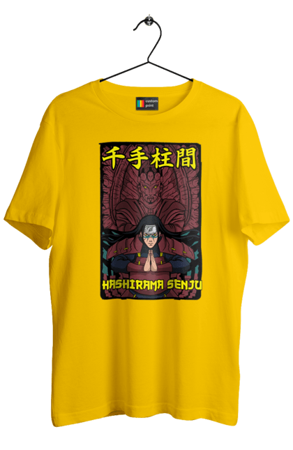 Men's t-shirt with prints Naruto Hashirama. Anime, character, hashirama, hashirama senju, hokage, manga, naruto, ninja, tv series. 2070702