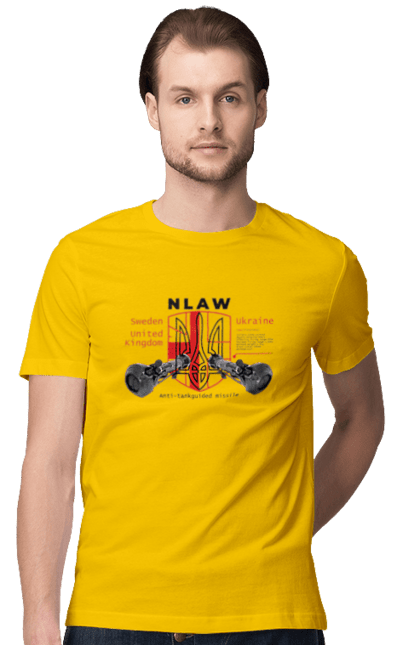 Men`s t-shirt with prints NLAW. Caesar, himars, nlaw, patriot, weapons, zaluzhny. 2070702