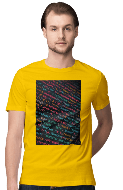 Футболка чоловіча з принтом "Код". Angular, c, css, html, it, javascript, jquery, php, python, react, svelt, vue, айтишник, айті, гумор, код, кодувати, прогер, програміст, програмісти, ти ж, ти ж програміст, тиж програміст. 2070702