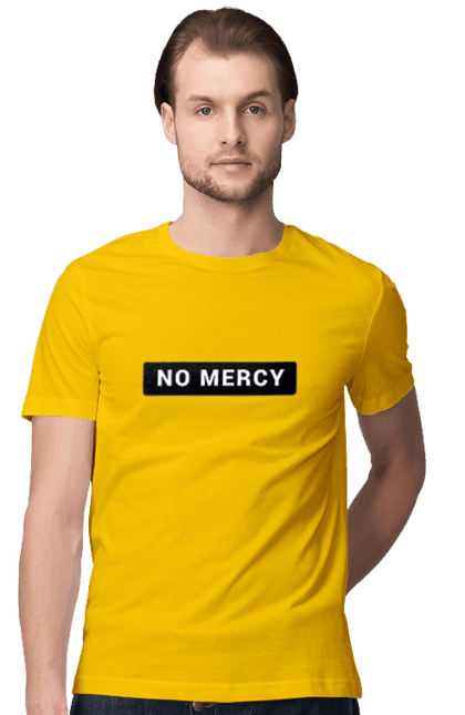 Футболка чоловіча з принтом "No mercy". Mercy, no mercy, нет пощады. futbolka.stylus.ua